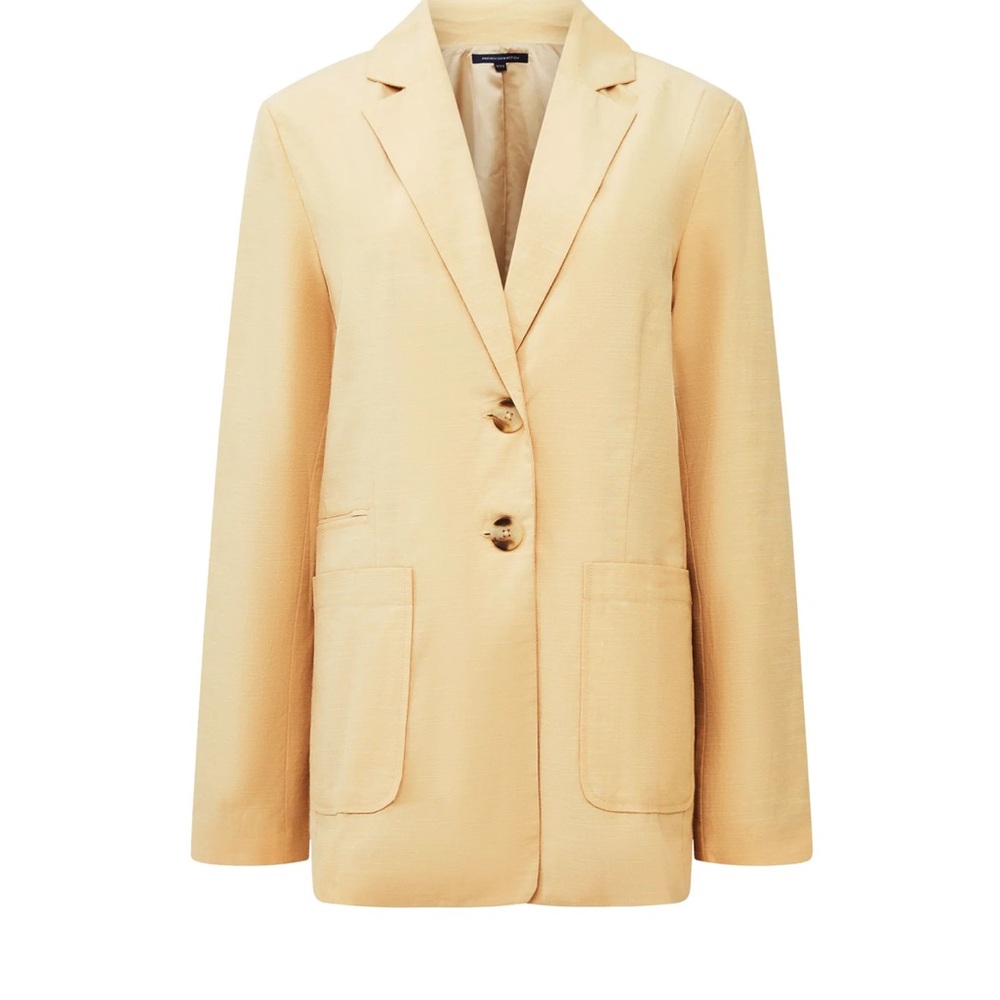 French Connection Alania Blazer Biscotti Beige NWT Oversized size 2